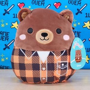 Squishmallow Omar the Bear 7" UltraSoft Stuffed Animal Toy Plush NWT